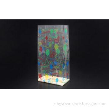Custom Printed Small Block Bottom Bags , Square Bottom Bag